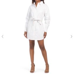 BRAND NEW Avec les filles white denim dress